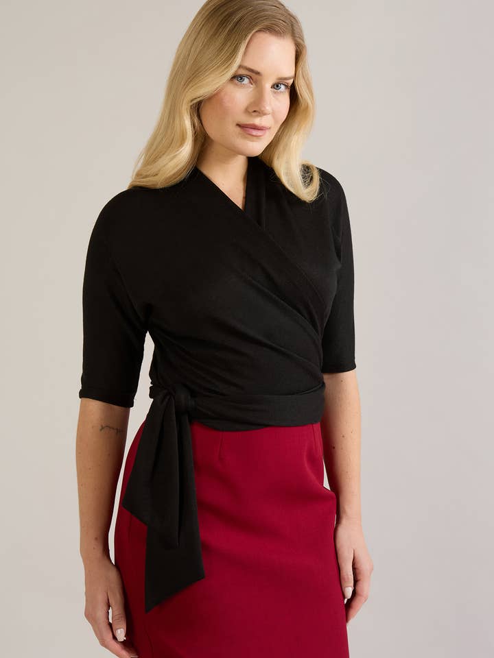 Perfect Wrap Top Cardigan for wholesale by The Pretty Dress Company