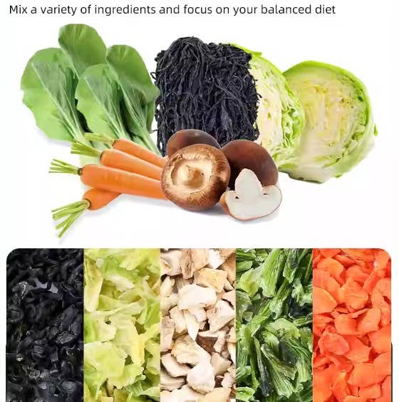 KLDSCP Foods - Wholesale Sauce - Veggie Mix, Dried Ramen Toppings - Ramen Toppers - 14 oz.5