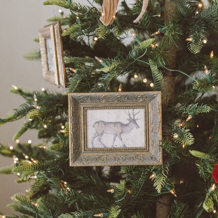 Petal Lane Home - Wholesale Art Print - Vintage Reindeer Framed Antique Art3