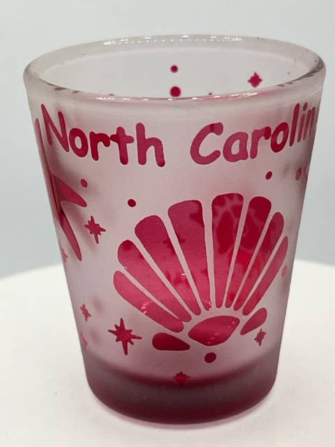 7 Star - Wholesale Shot Glass - North Carolina State Etching Shot Glass 2 oz Best Seller1