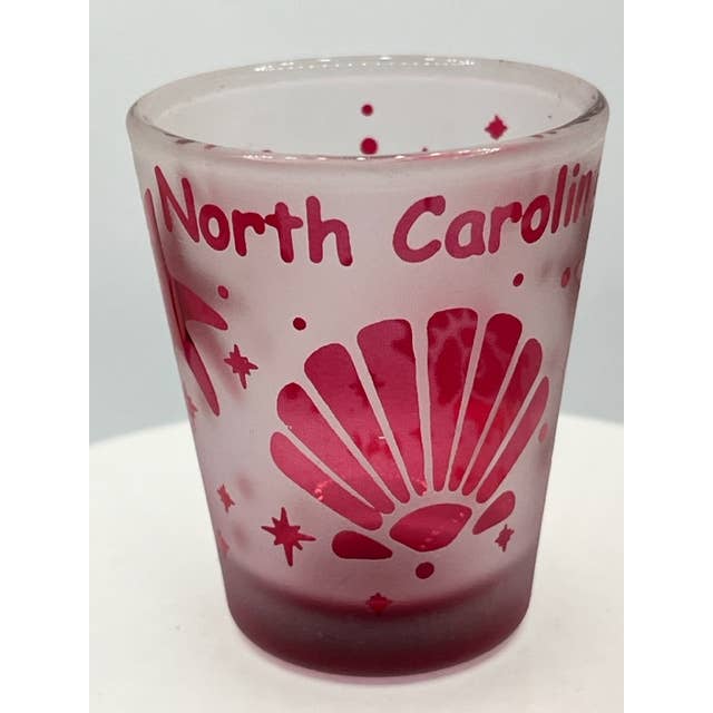 7 Star - Wholesale Shot Glass - North Carolina State Etching Shot Glass 2 oz Best Seller1