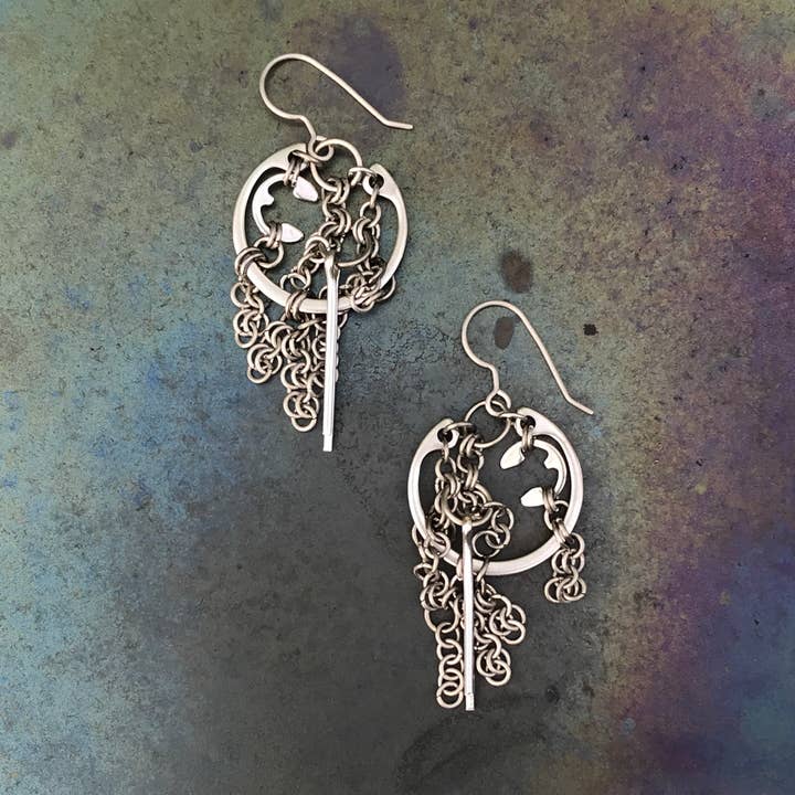 Boucles d'oreilles basse marée pour la vente par Wraptillion