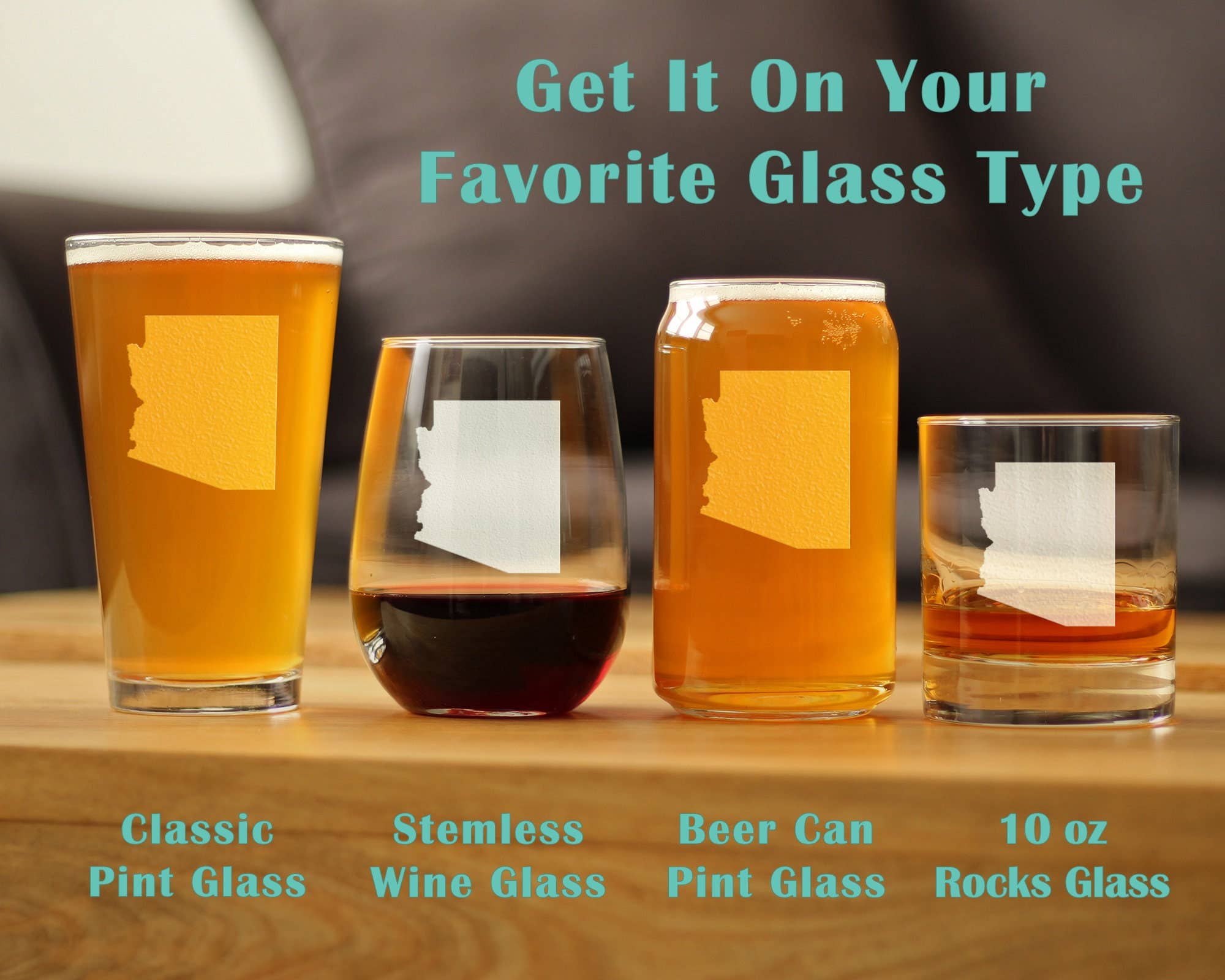 bevvee – wholesale Vinglas – Arizona Outline Stamless Vinglas - Arizonans Gåvor4