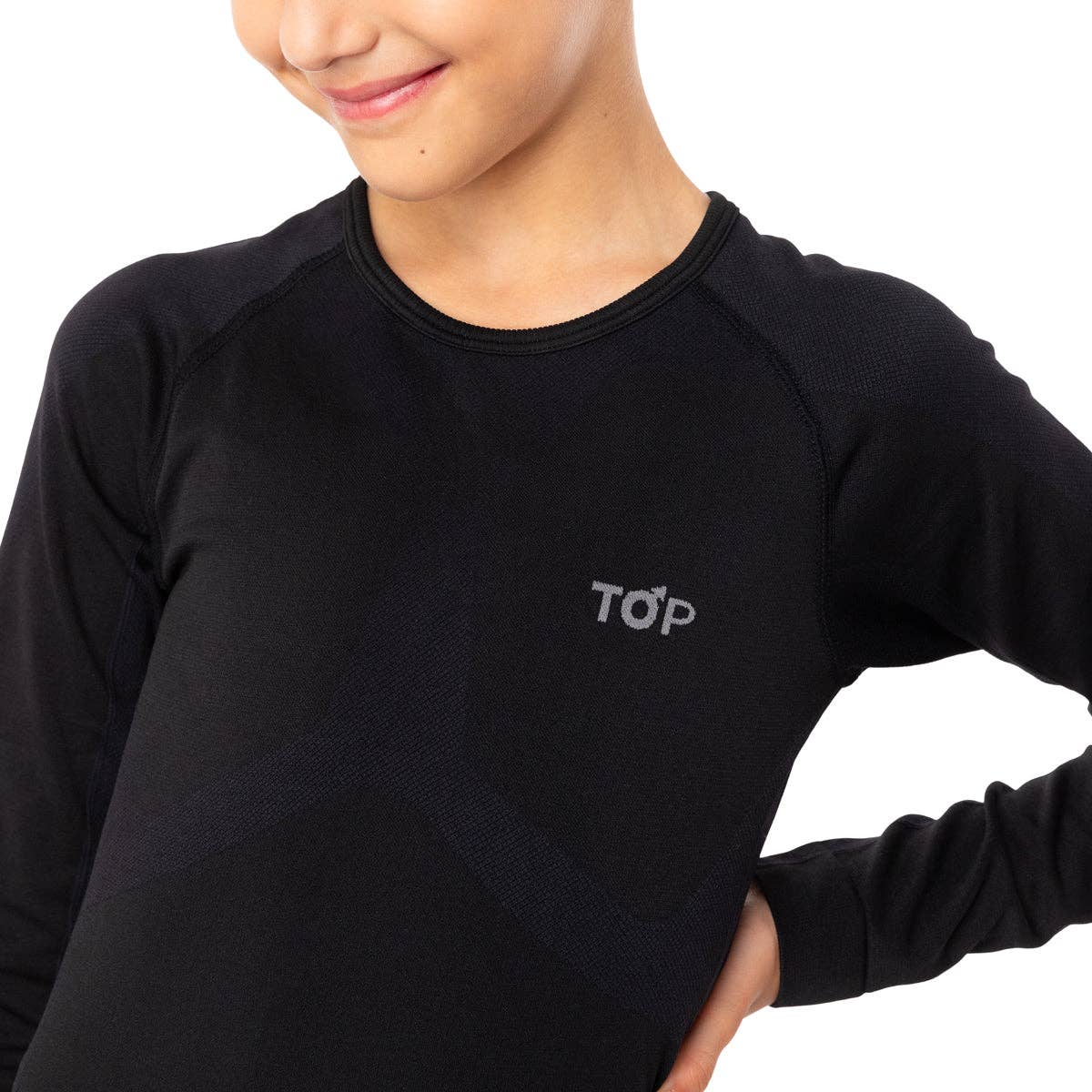 Black Girls Base Layer T-Shirt for wholesale on Faire1