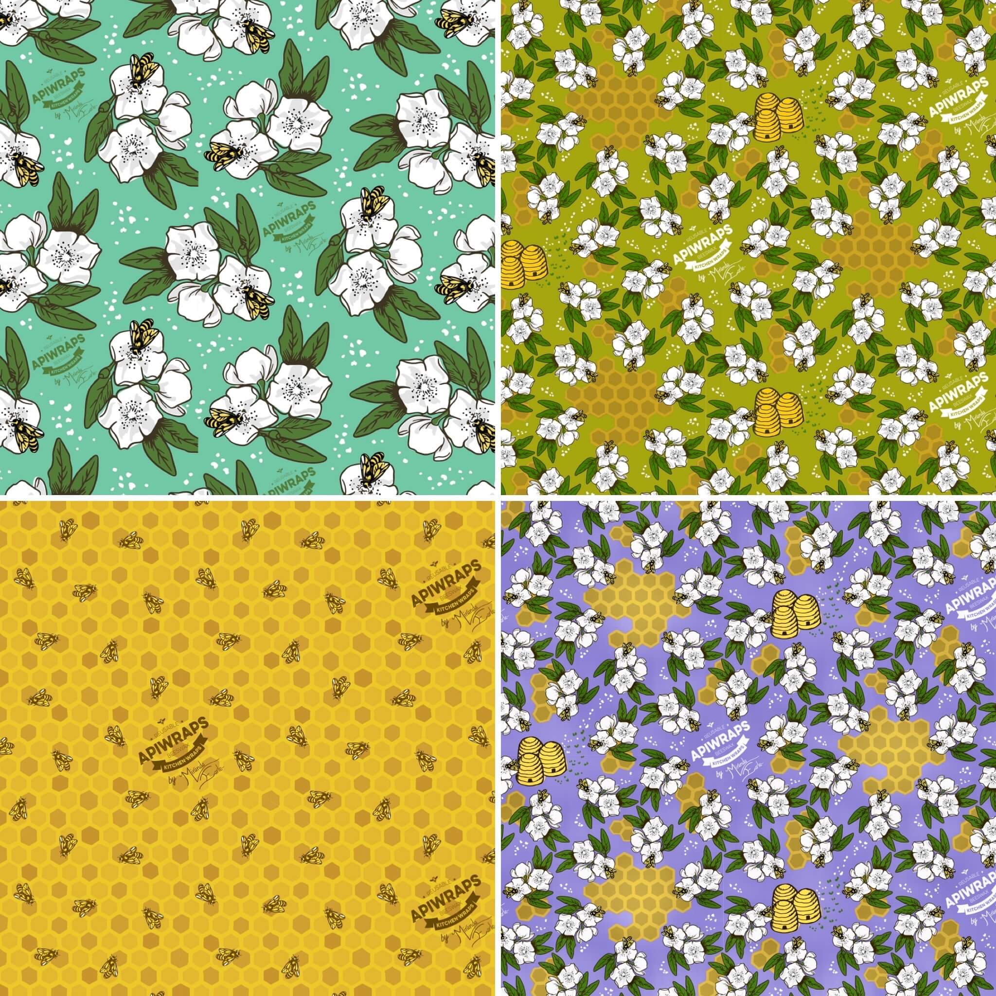 Apiwraps - Wholesale Food storage wrap/bag - Cheese Lover Pack0