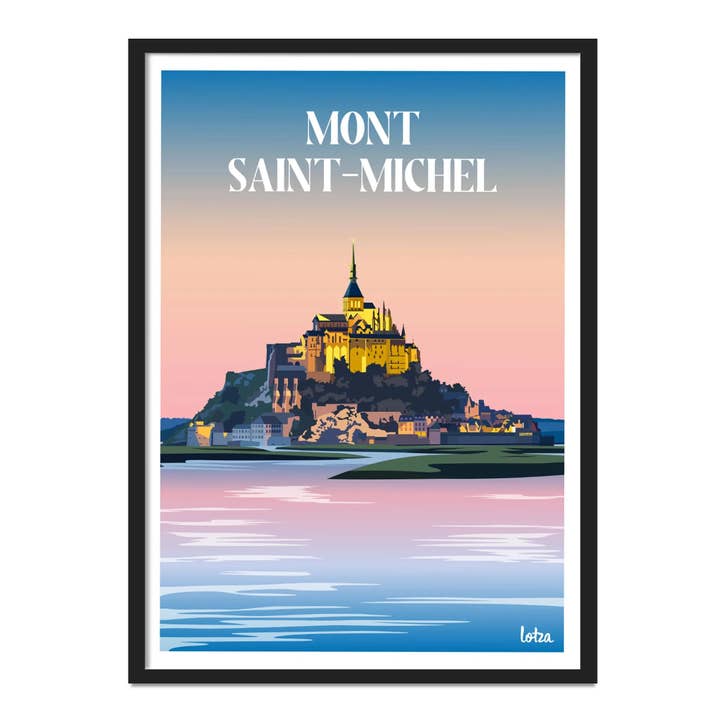 Mont Saint-Michel Poster for wholesale by Lotza