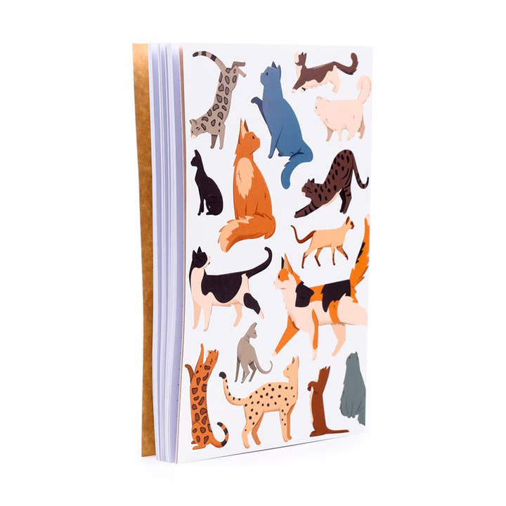 Puckator Ltd - Wholesale Notebook - Feline Fine Cats Recycled Paper A5 Notebook
