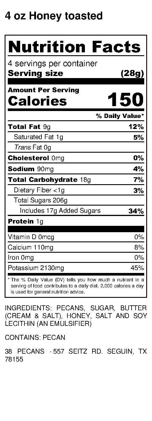 38 Pecans – wholesale Nötter – Honung rostade pekannötter6