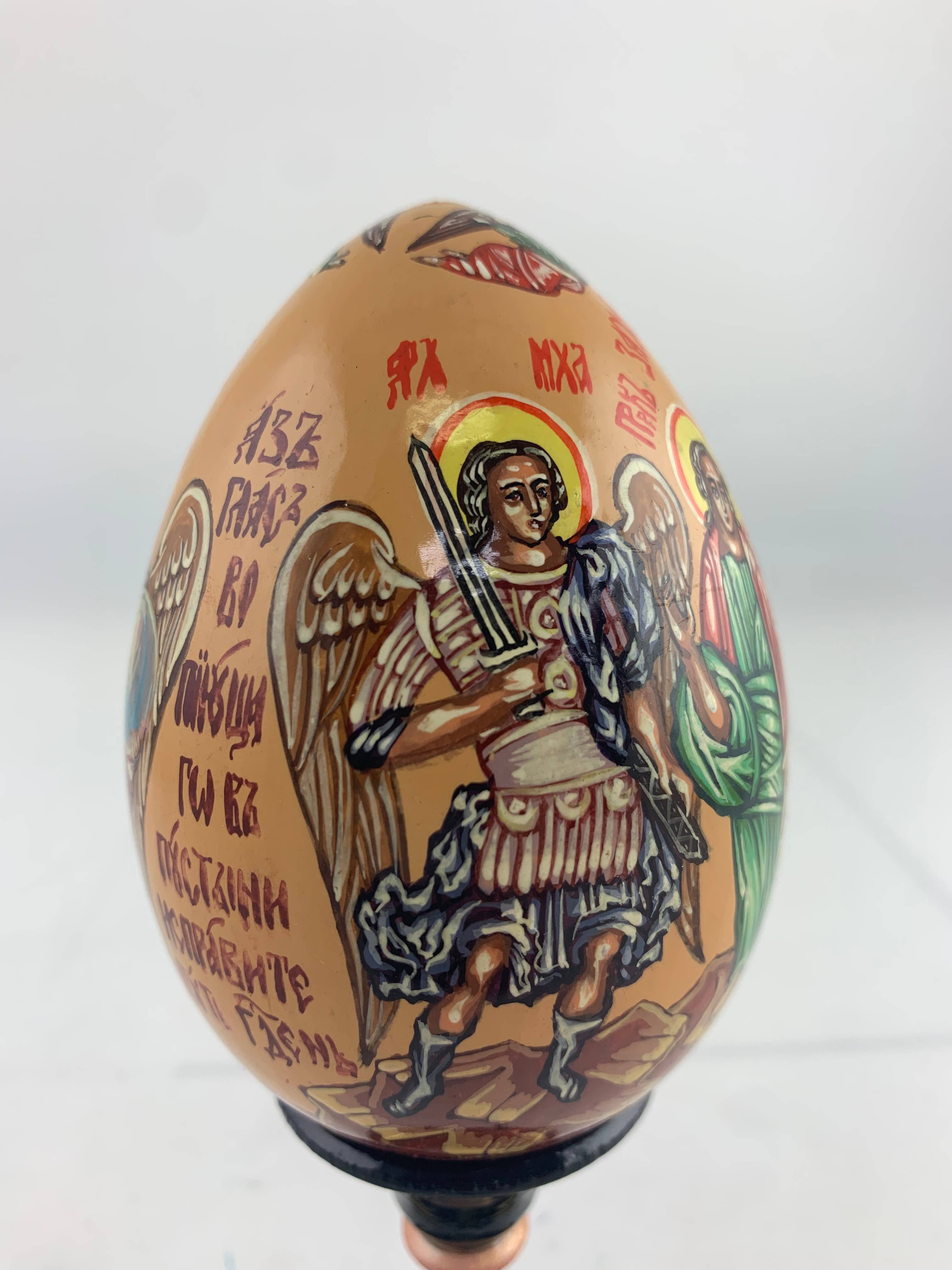 Golden Cockerel - Vendita all'ingrosso Decorazioni da tavolo - Uovo iconico ortodosso panoramico vintage13