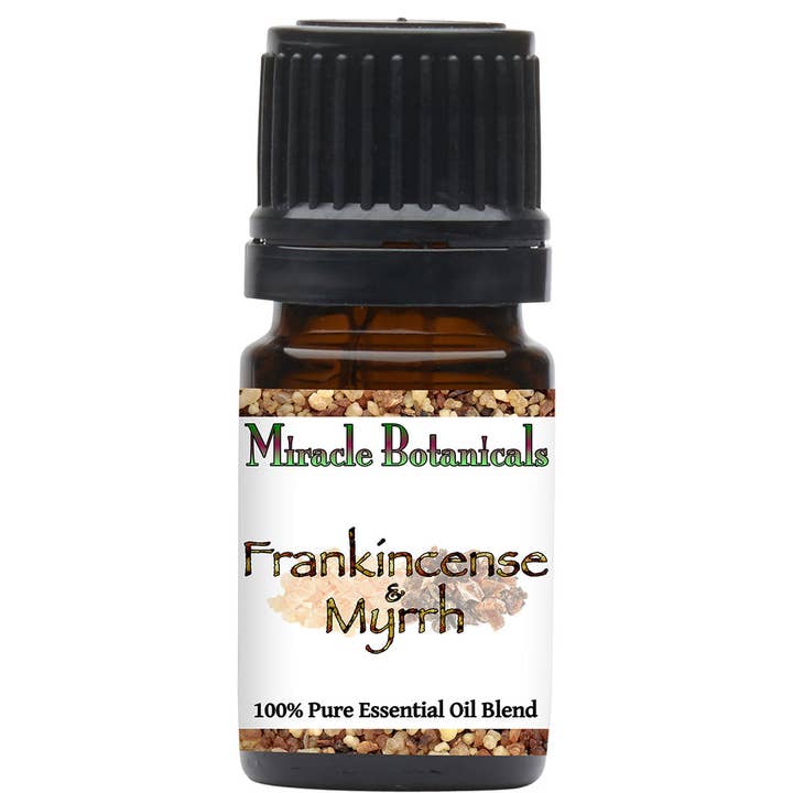 Oliban et myrrhe - Mélange d'huiles essentielles 100 % pures pour la vente par Miracle Botanicals