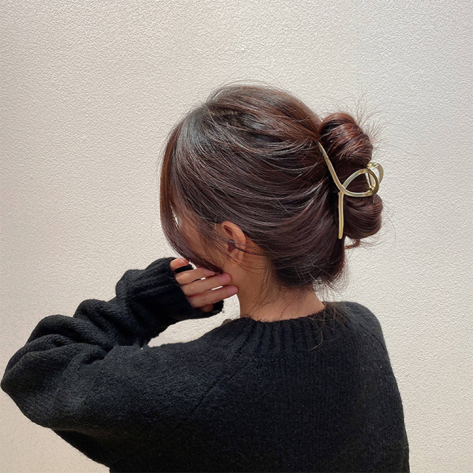 LadyJuneAccessories - Wholesale Hair Clip - Women's - Large Hollow Twisted Hair Claw Clip, Thick Hair13