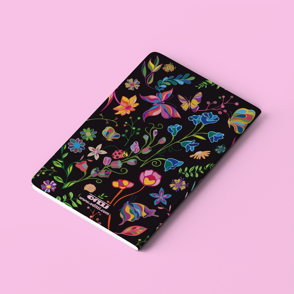 Oditti - Wholesale Notebook - Colorful Floral А5 Notebook1