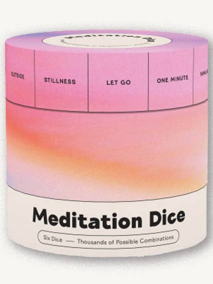 Meditation Dice for wholesale by Chronicle Books
