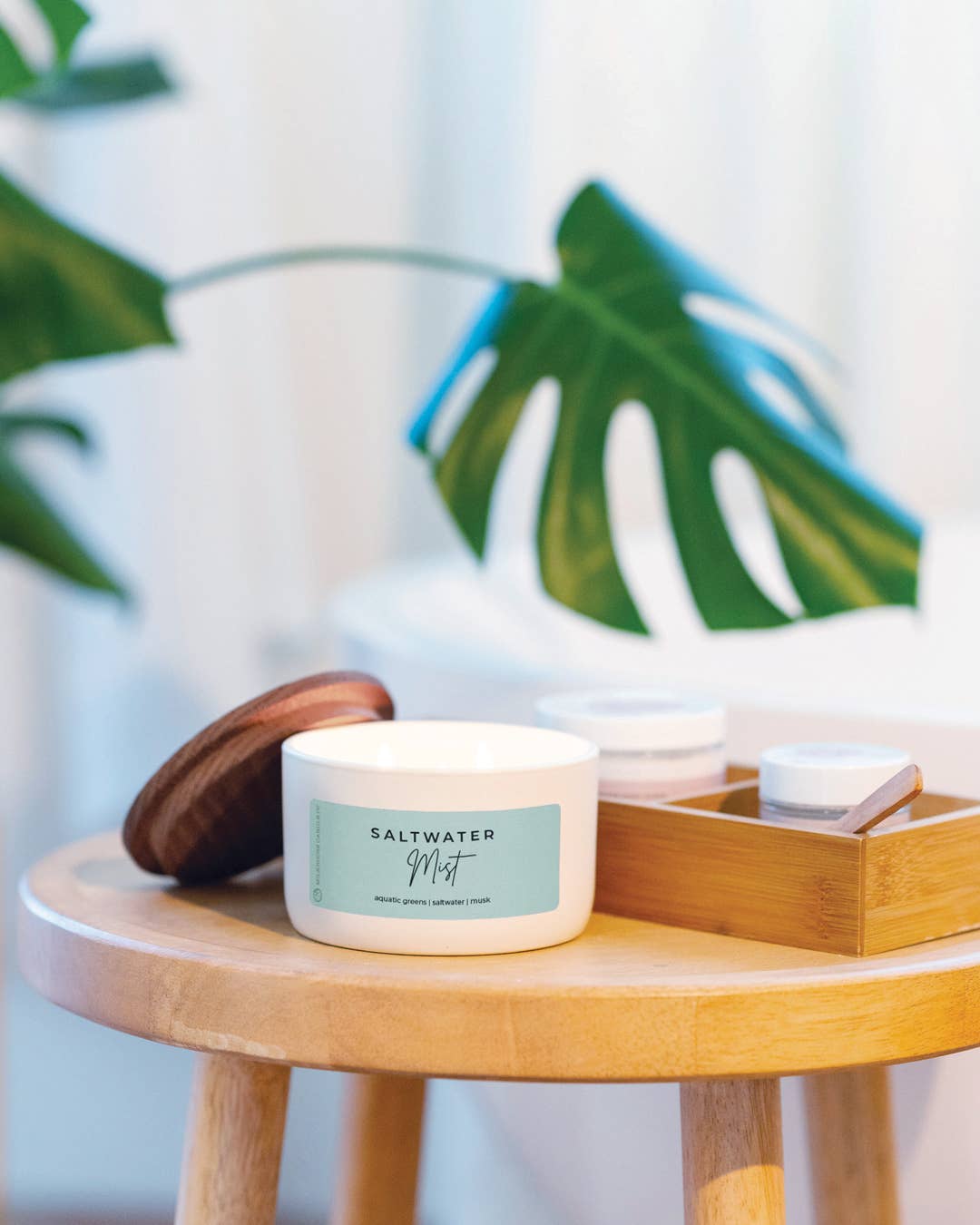 Milkhouse Candle Company - Wholesale Jar/Filled Candle - Saltwater Mist | 10 oz Statement Candle