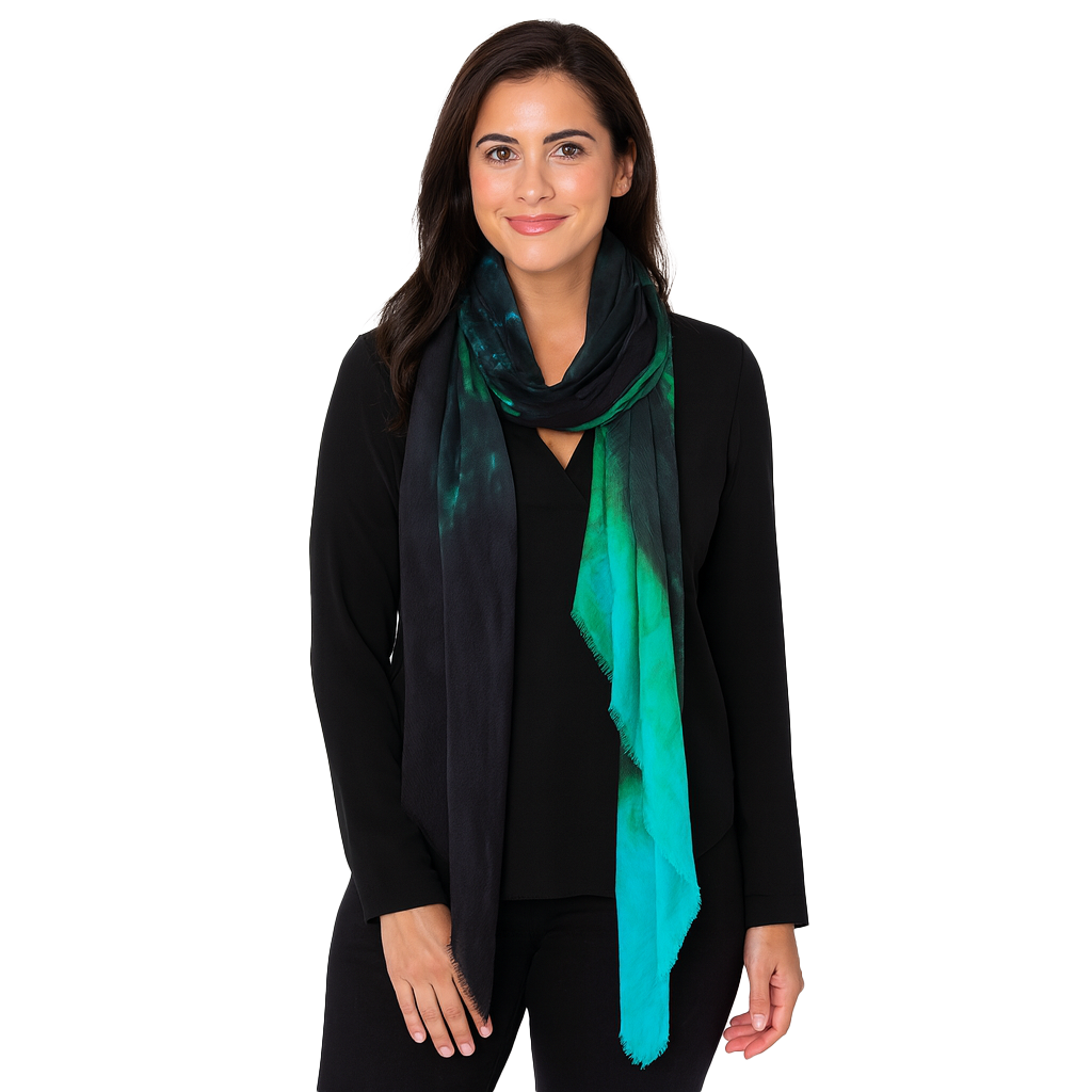 Blue Pacific – wholesale Halsduk - Dam – Blå Lagunen-scarf0