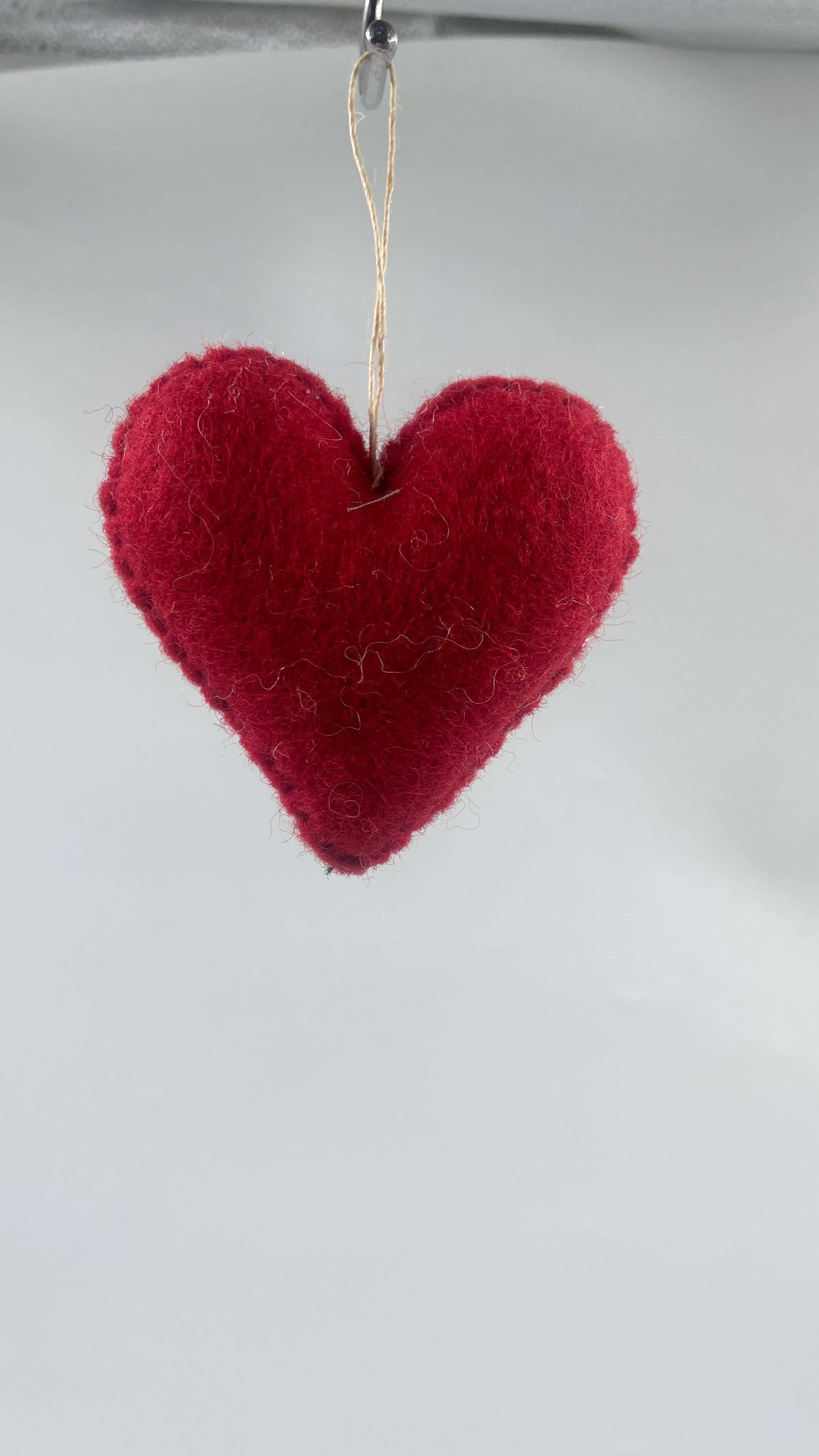 Funky Yak Ltd - Wholesale Ornament - Felt Heart Decoration/Ornaments 2