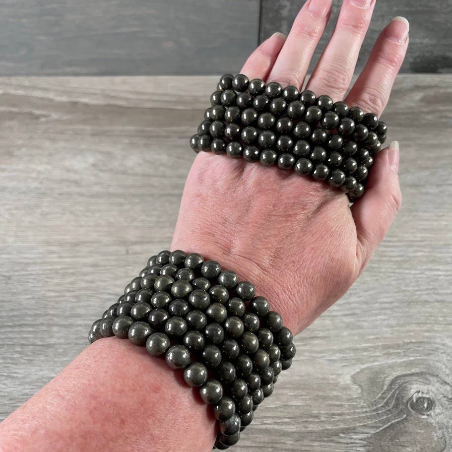 Keystone Crystals - Wholesale Beaded Bracelet - 8mm Round Gemstone Beaded Bracelets – Assorted Crystals Bulk78