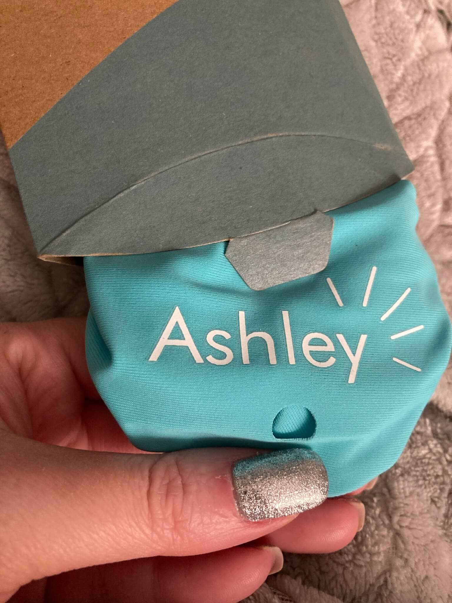 Empowered by Ashley - Wholesale Drink Topper - Tipple Topper Scrunchie Drink Cover3