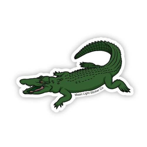 Alligator Sticker for wholesale by Moon Light Sticker Co