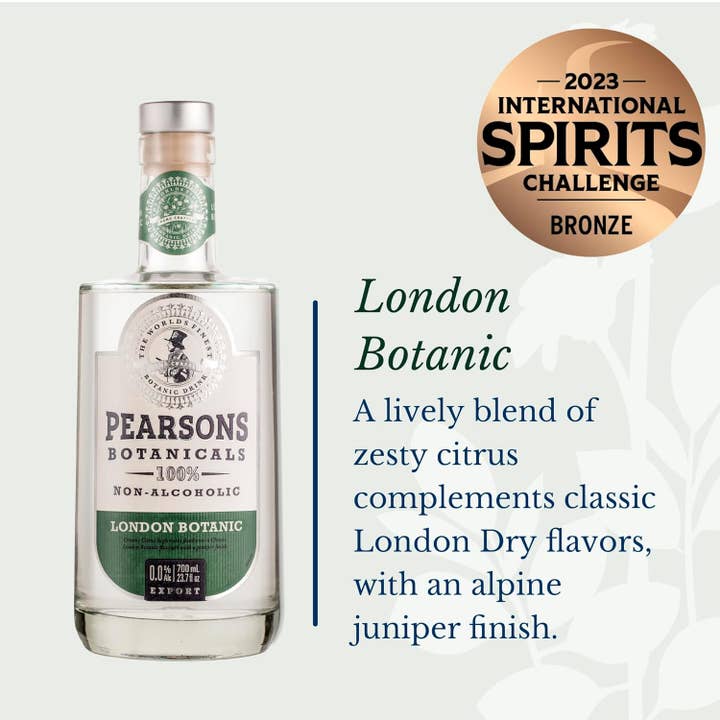 Think Distributors - Wholesale Non-Alcoholic Spirits/Wine/Beer - Pearsons Botanicals London Botanic Non-Alcoholic Gin5