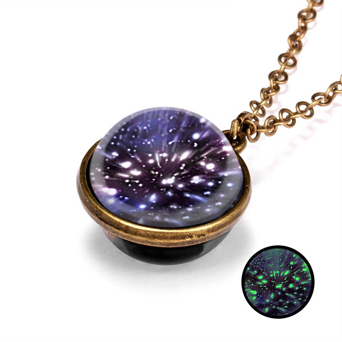 NINEXIS - Wholesale Jewelry Set - CWAJE2502_LUMINOUS DOUBLE-SIDED UNIVERSE STARRY SKY NECKLACE8