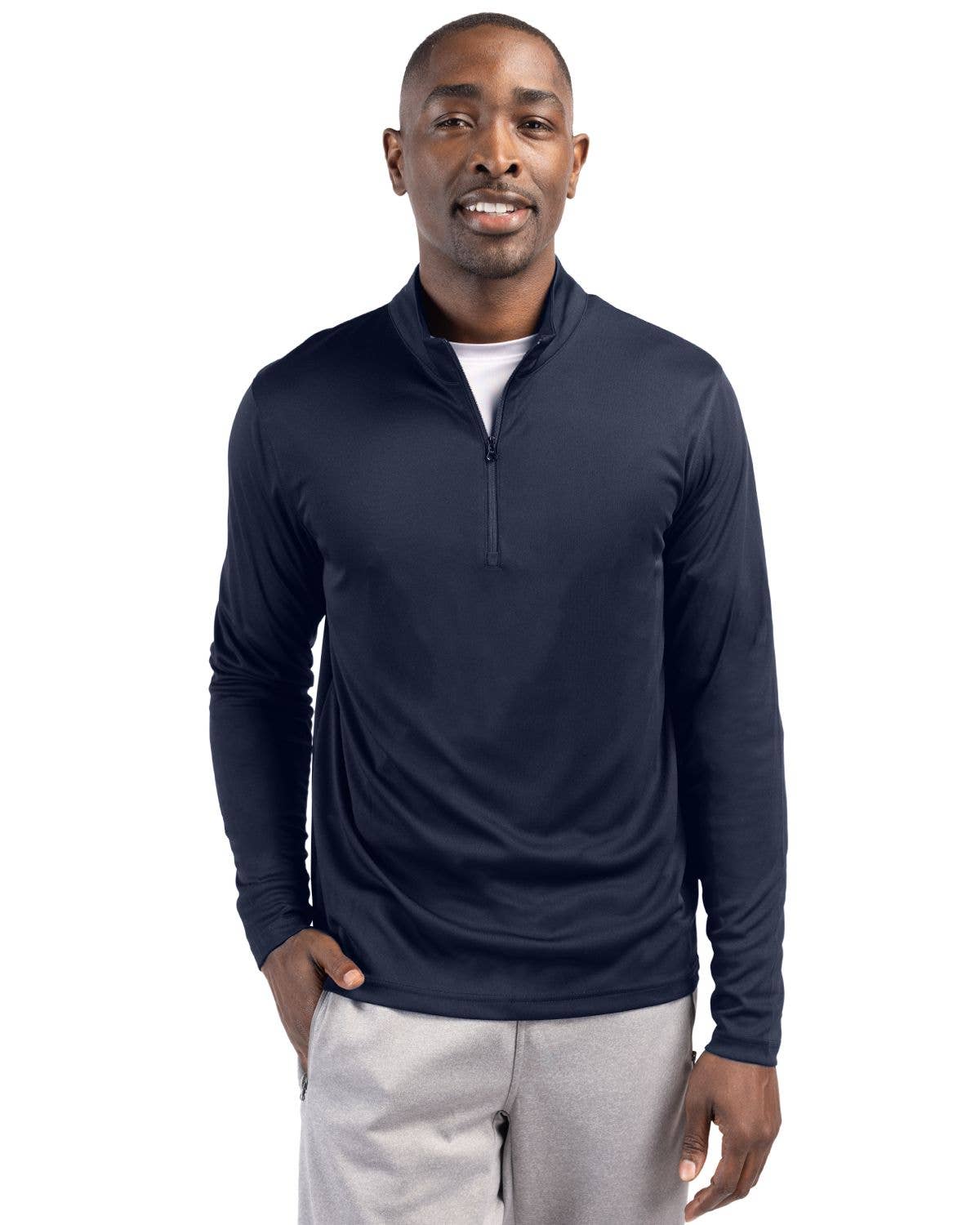 Cutter & Buck - Wholesale Athletic Top - Men's - Clique Spin Eco Performance Half Zip Mens Pullover16