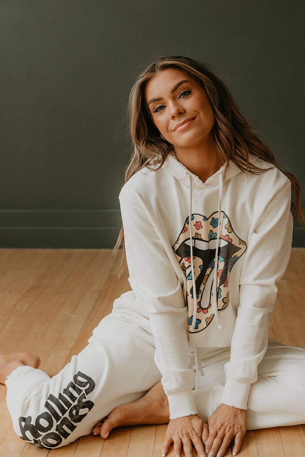 People Of Leisure - Wholesale Lounge Sweatpants/Joggers - Women's - Flower Power Stones Pants5