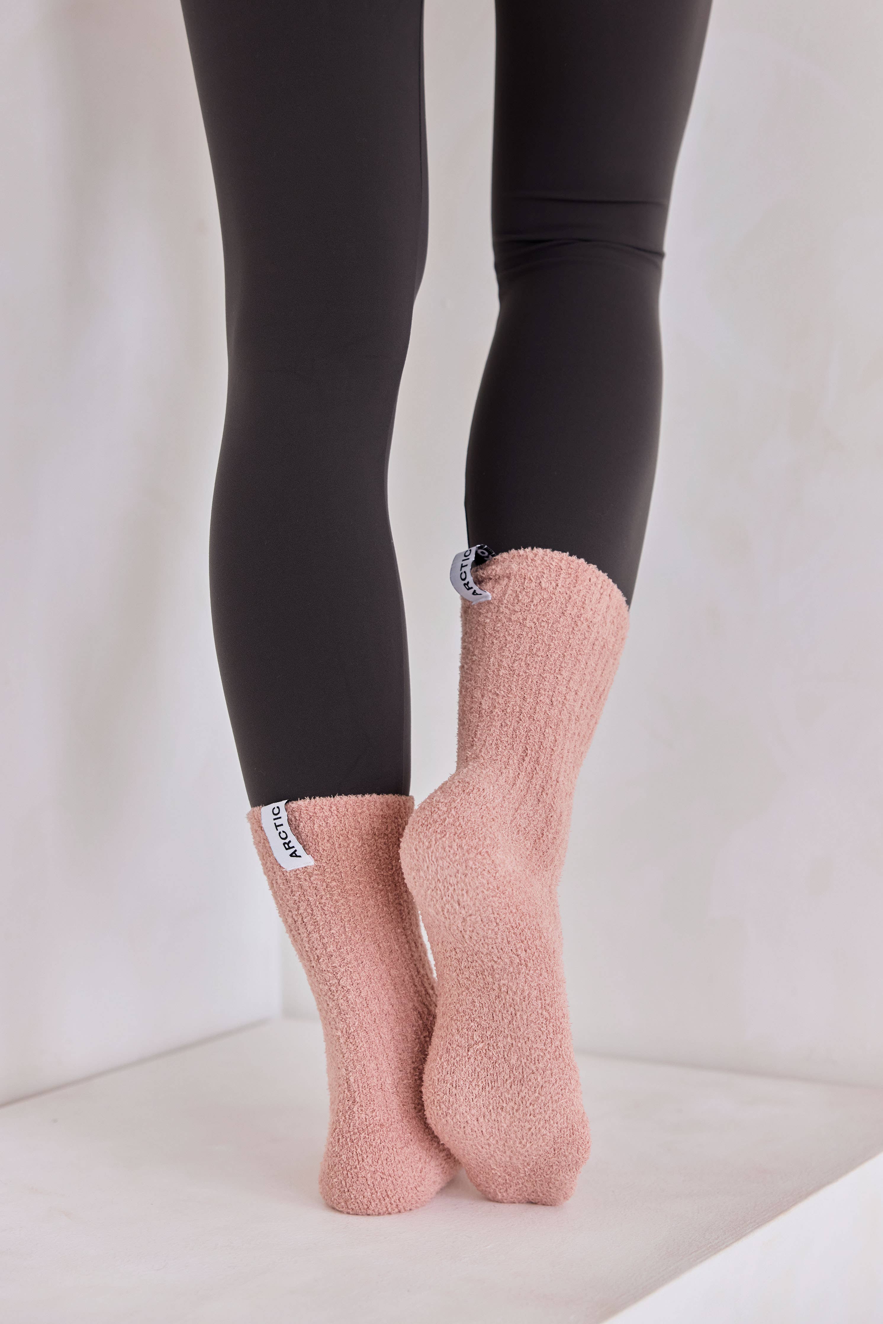 ARCTIC FOX & CO. - Wholesale Socks - Women's - Cosy Socks - 100% Recycled - Muted Pink - AW253