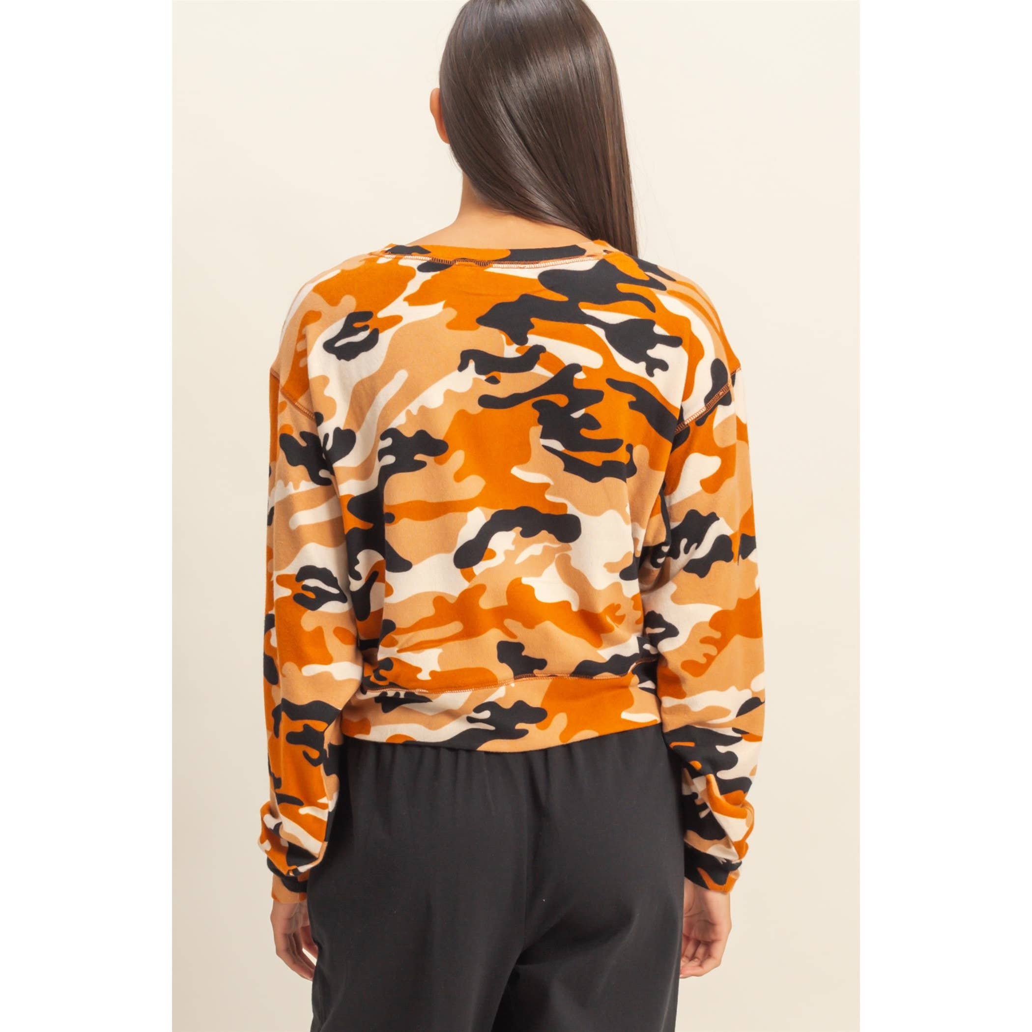 HYFVE - Vendita all'ingrosso Felpa - Donna - Felpa con stampa mimetica8