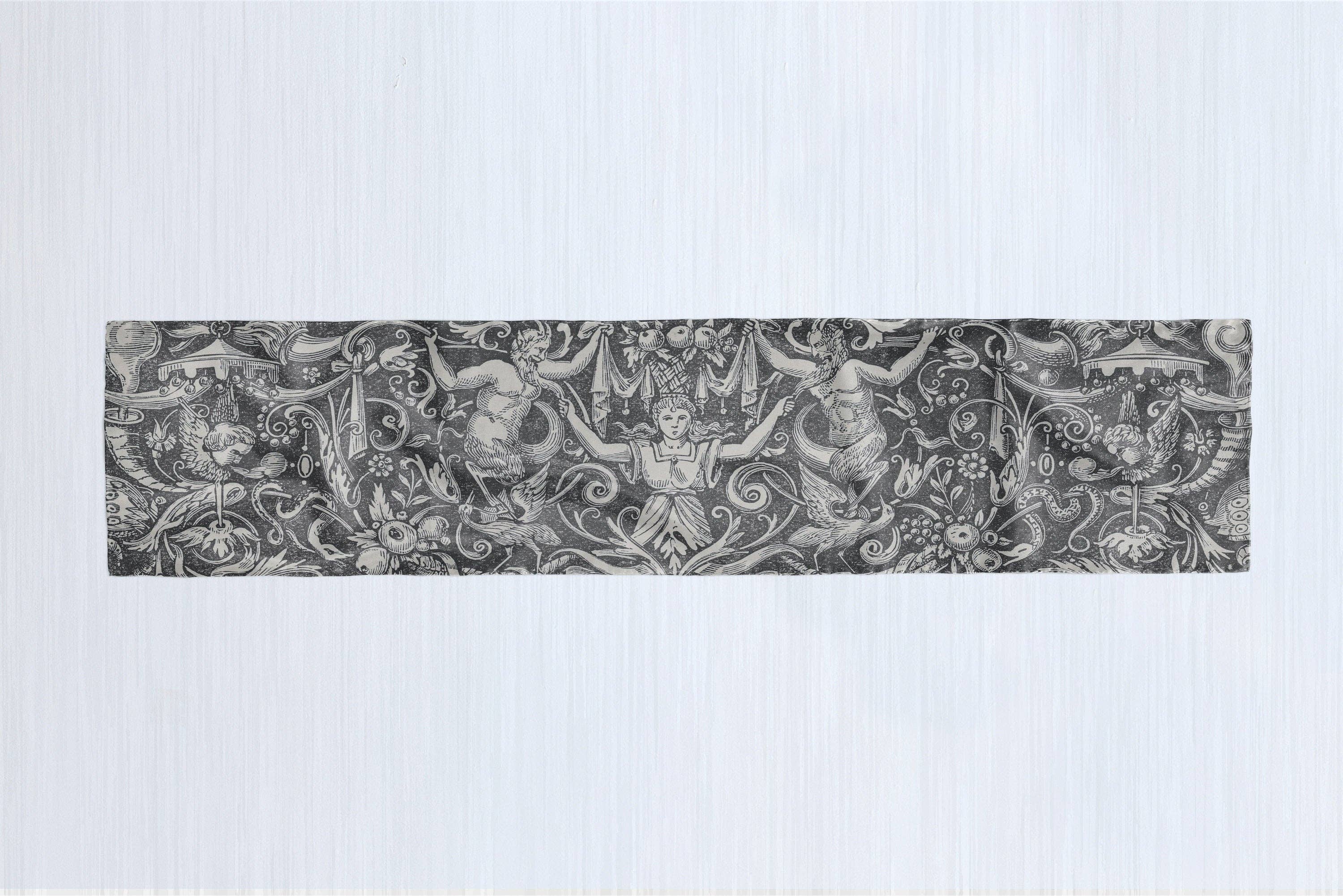 Ebon et Noir LLC - Wholesale Scarf - Women's - Satyr Dance, Luxurious Long Scarf/Boho Head Wrap, Made to Order, Handmade and Cruelty Free0