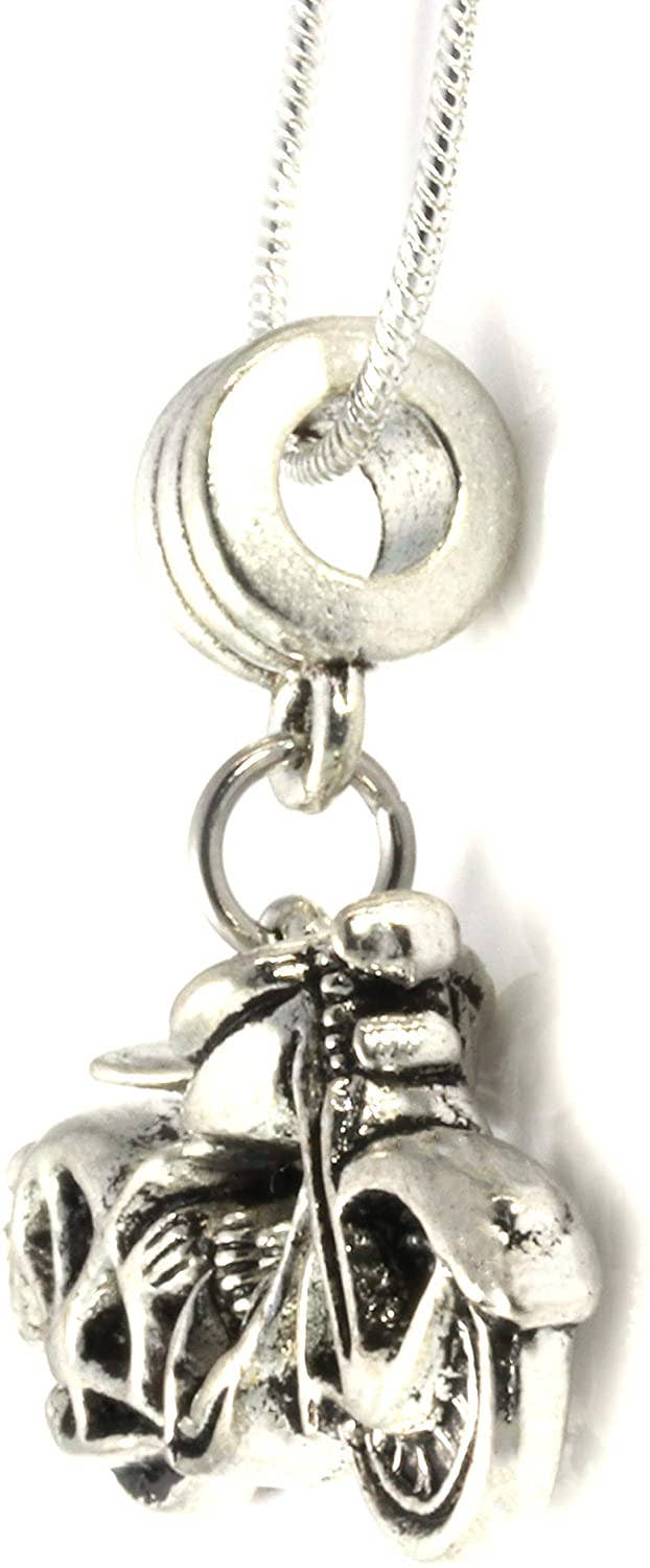 Dave The Bunny - Vendita all'ingrosso Collana con ciondolo/pendaglio - Biker Jewelry da uomo | Ciondolo da motociclista da donna come grande collana anarchica con il tuo ciondolo per moto preferito e gioielli Freedom Biker Gioielli da donna o una collana commemorativa per la pensione4