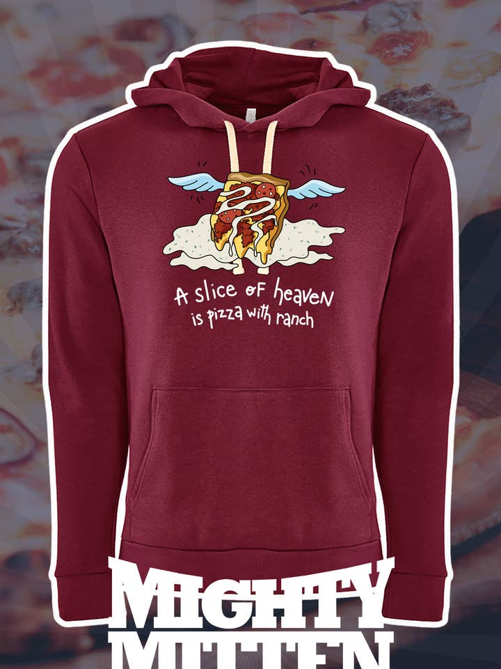 Moletom Slice of Heaven por atacado de Mighty Mitten Apparel