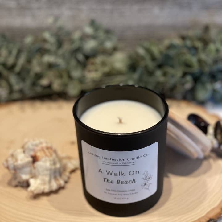 Ein Strandspaziergang mit Duft | Pure Soy Candle für den Großhandel von Lasting Impression Candle Co