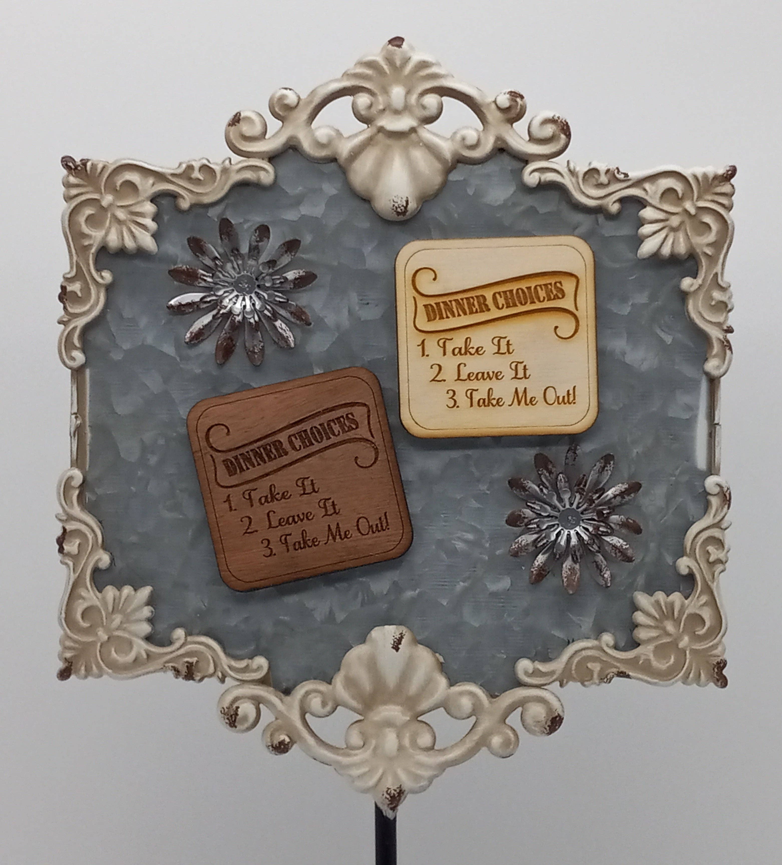 Expressions Engraved - Wholesale Magnet - Dinner Choices Laser Engraved Wood Magnet0