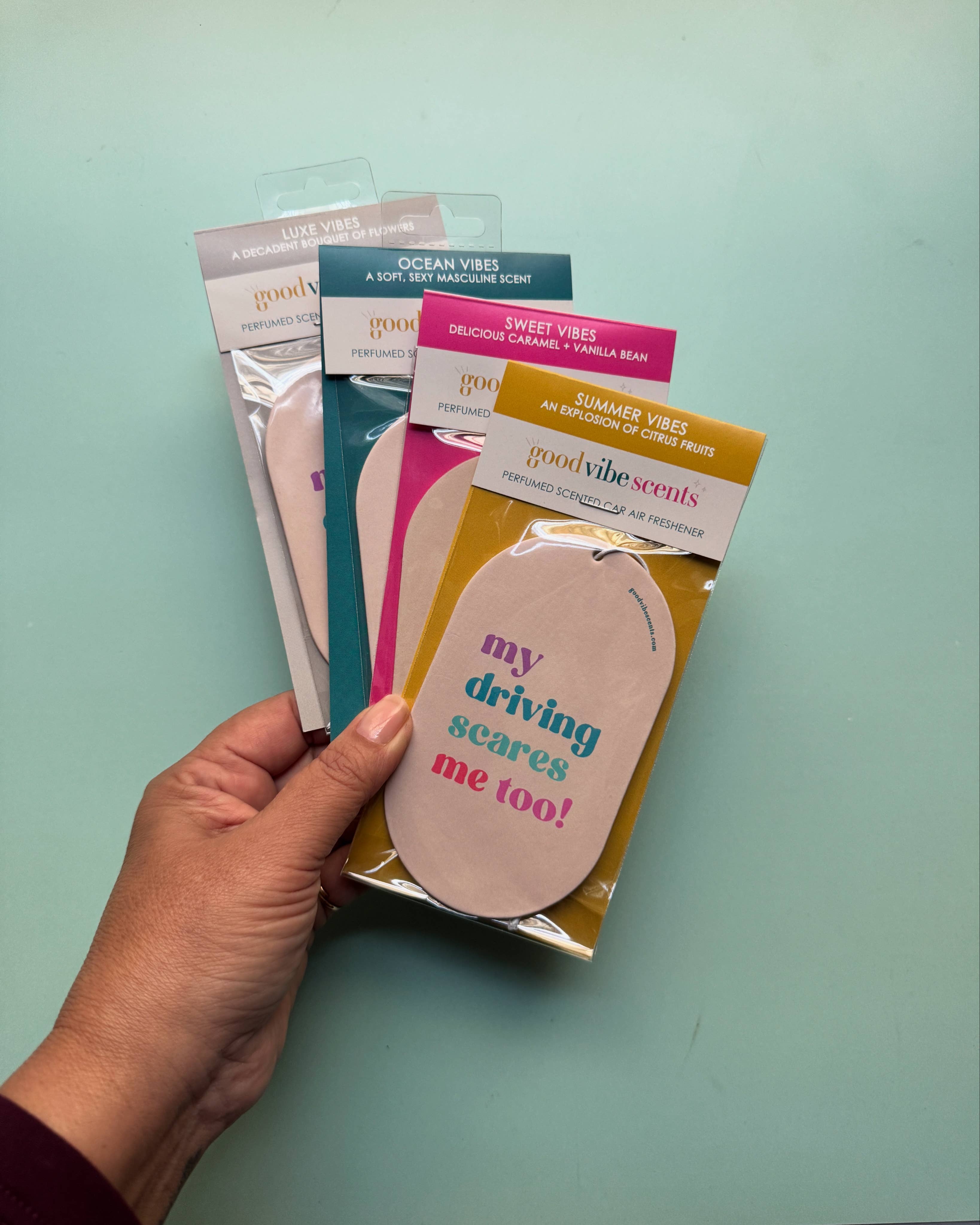 Good Vibe Scents – Großhandel Auto-Lufterfrischer – Unisex – Was zum Teufel - Auto-Lufterfrischer1