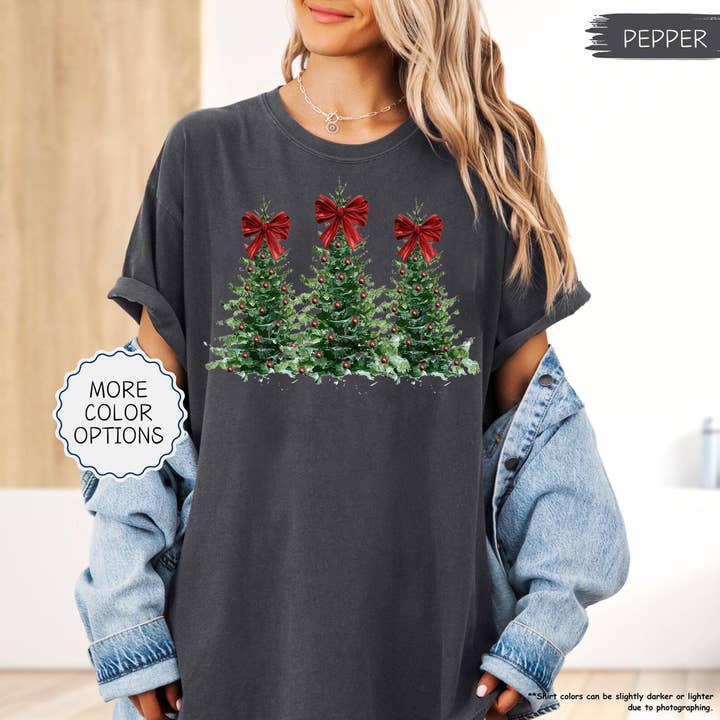 Comfort Colors Woman's Holiday Shirt, Christmas Sweater for wholesale by Glaime