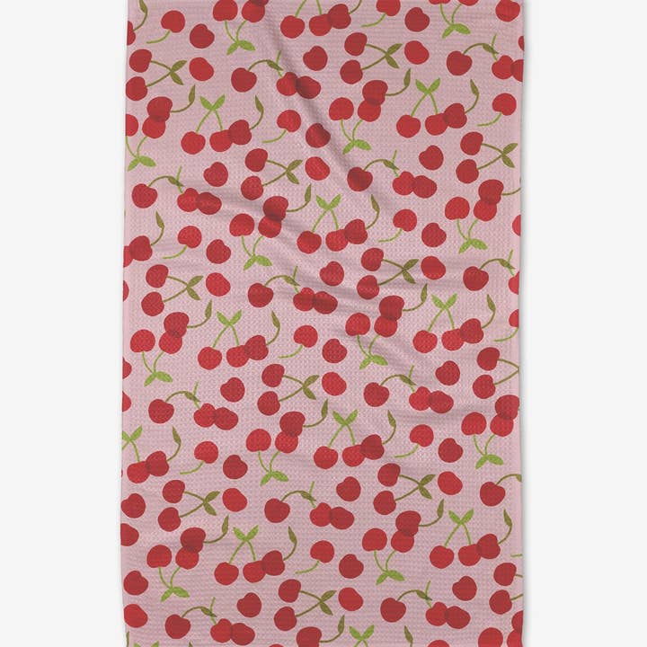 Geometry - Wholesale Tea Towel - Cheery Cherries Tea Towel