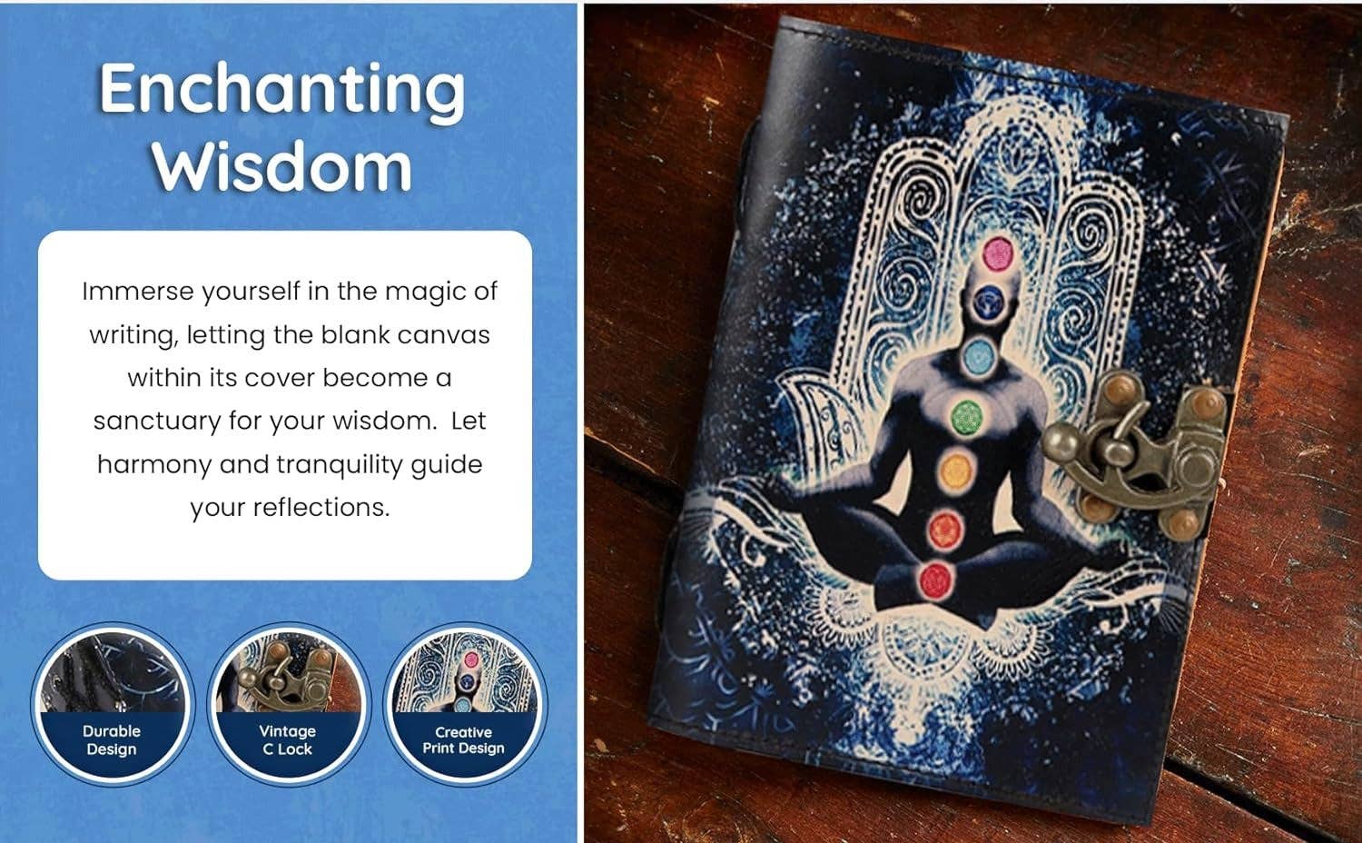 Tuzech Leather – wholesale Journal och dagbok – TUZECH läderklätt anteckningsbok med grimoirestil och ojämna kanter för män och kvinnor37