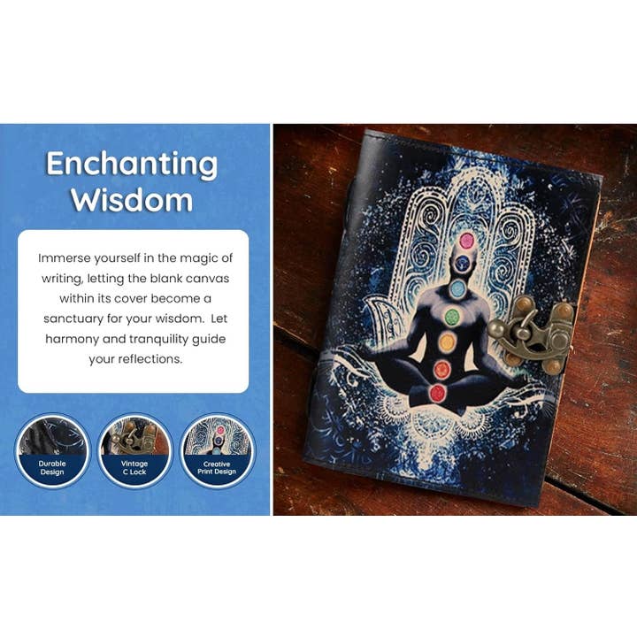 Tuzech Leather – wholesale Journal och dagbok – TUZECH läderklätt anteckningsbok med grimoirestil och ojämna kanter för män och kvinnor37