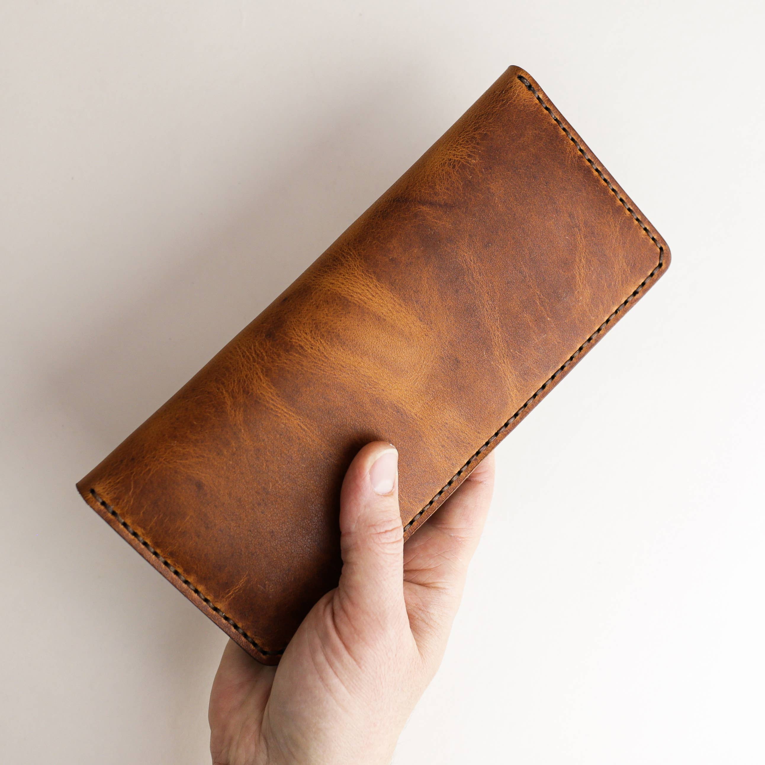 Choice Goods Co. - Wholesale Wallet - Unisex - The Long Wallet in English Tan0