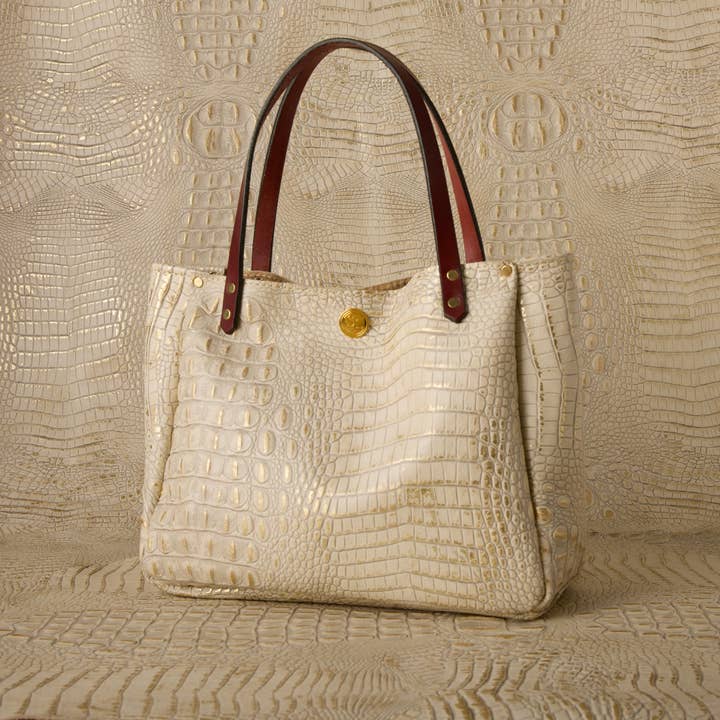 SouthLife Leather Goods - Wholesale Top Handle Bag - Women's - The Small Bucket Bag8