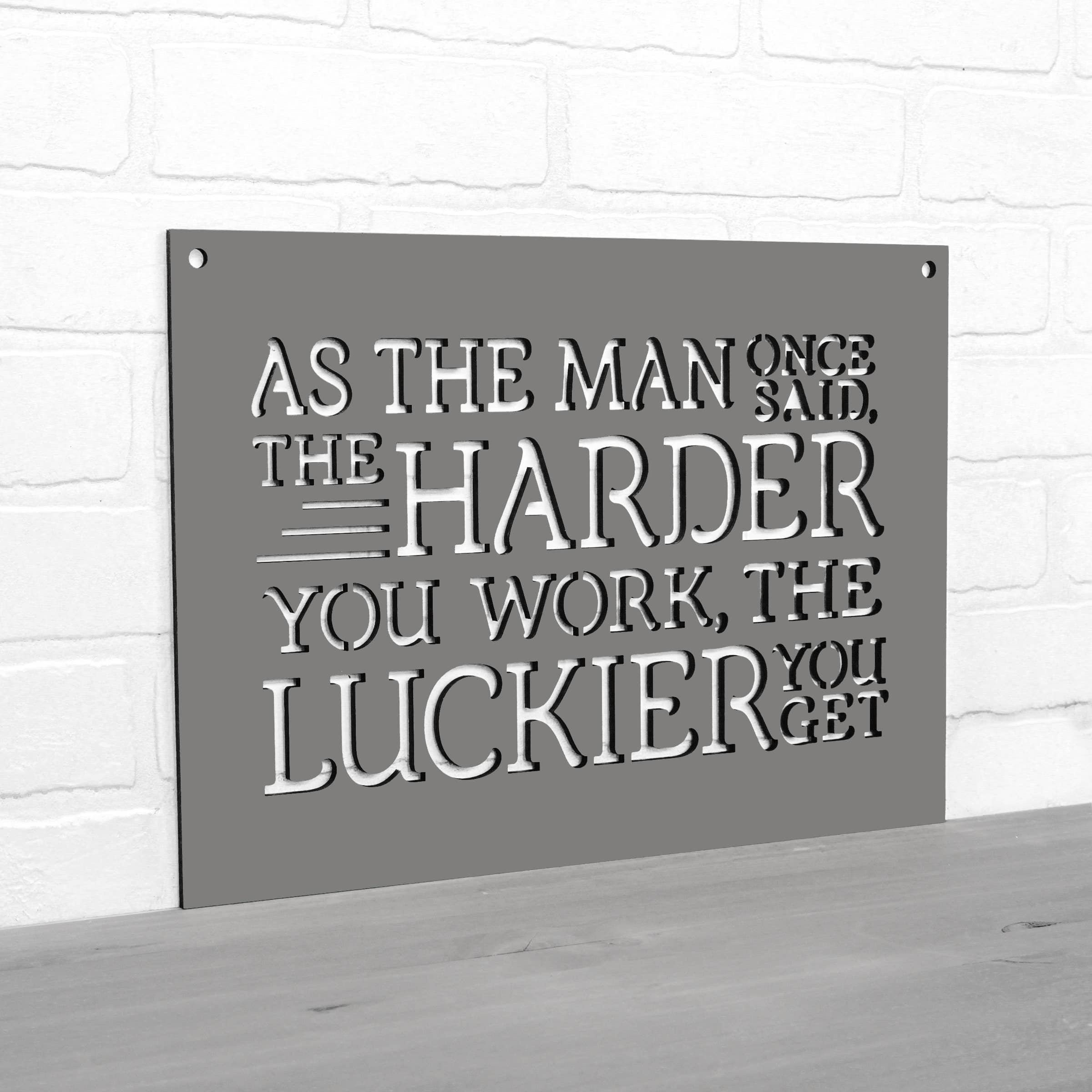 Spunky Fluff - Wholesale Wall Sign - As The Man Once Said Ted Lasso Wooden Quote Sign12