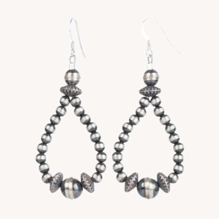 Boucles d'oreilles Desert Blossom : fleurs de cactus (patine rustique) pour la vente par T.Skies Jewelry