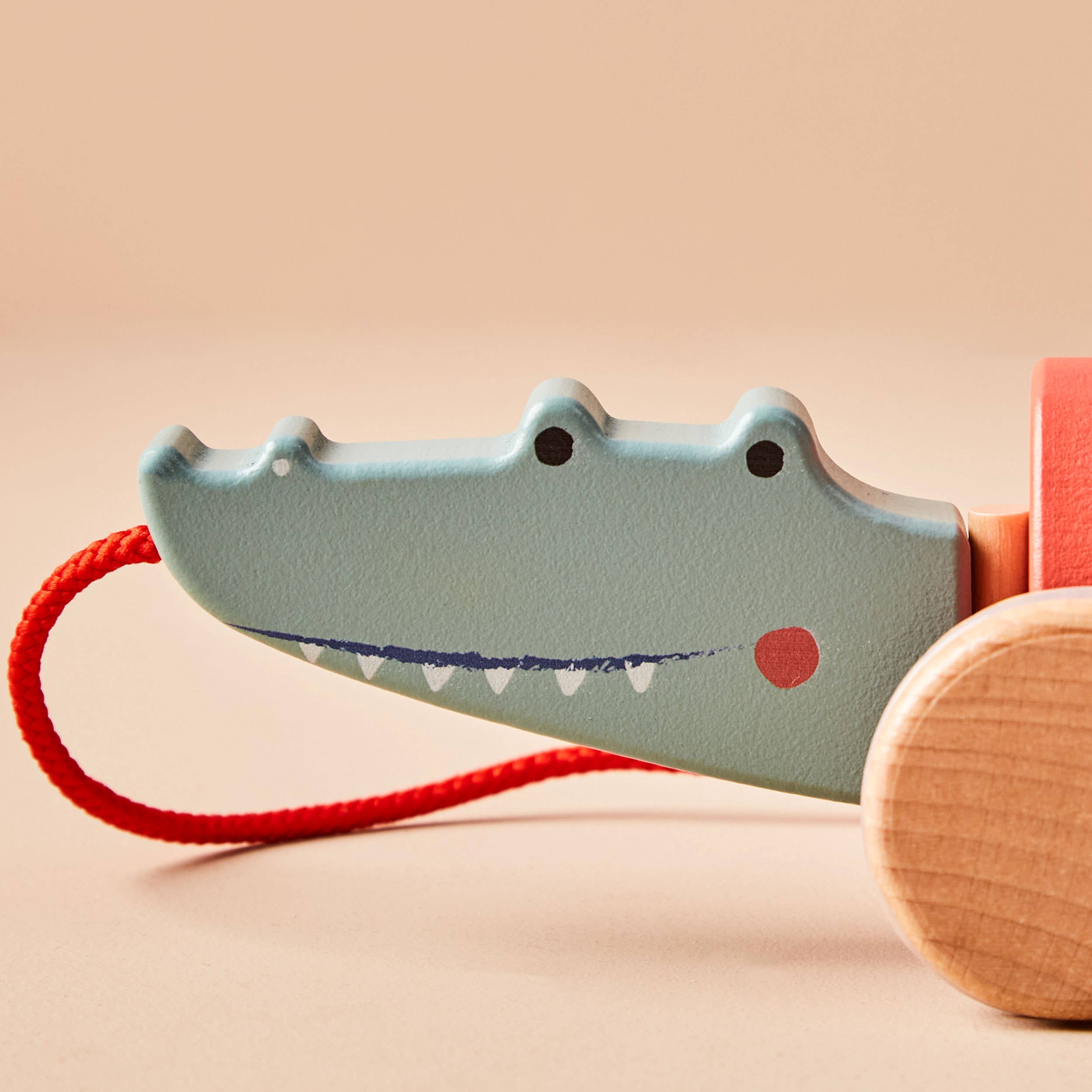 Just Bee Kids – wholesale Wood toy – Child – Just Bee Kids Wooden Crocodile Pull Along Toy FSC®2