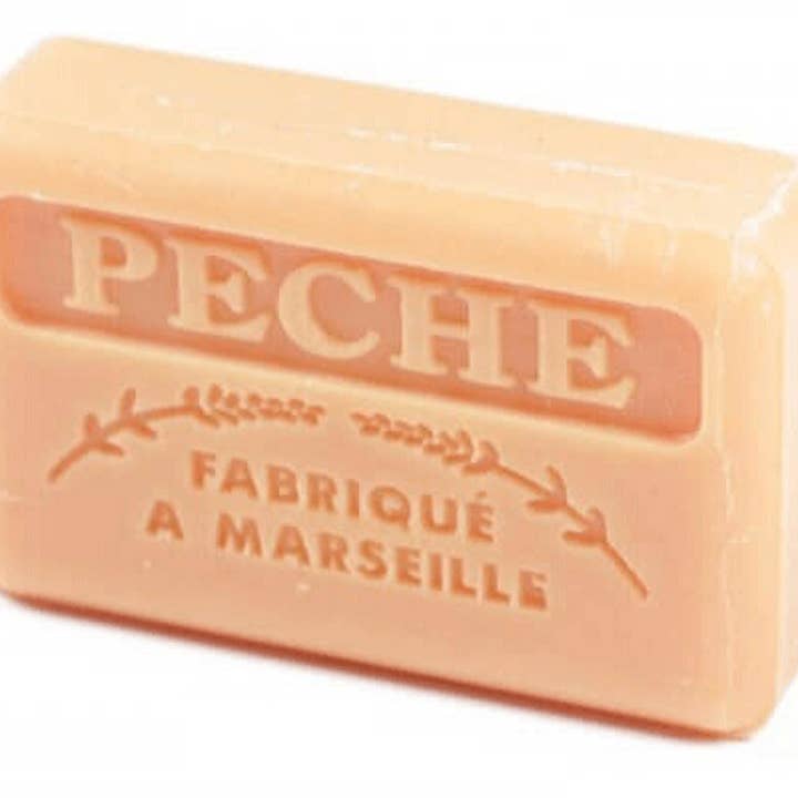 French Soap Wholesale - Wholesale Bar Soap - 125g Peach Wholesale French Soap