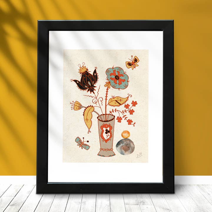 Contentment Print for wholesale by Nicky Ovitt Gifts & Goods