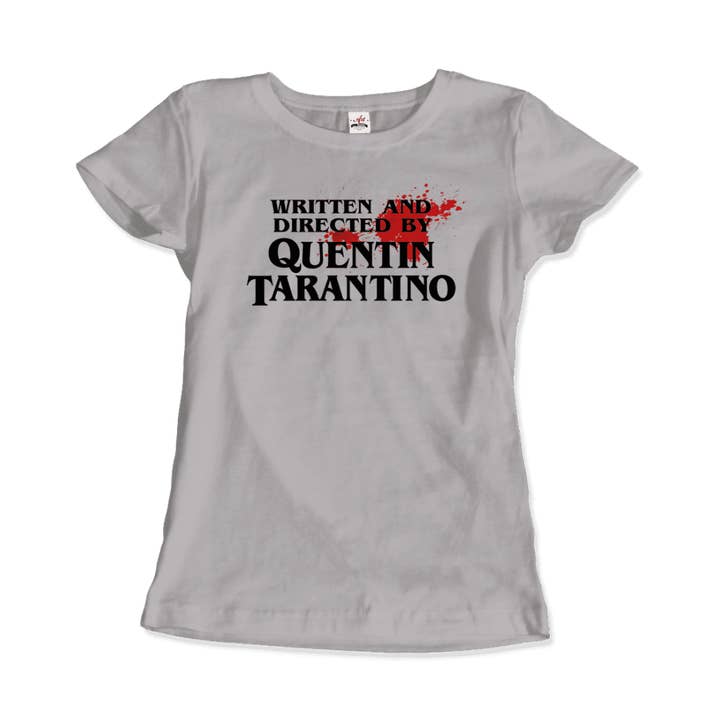 Art-O-Rama Shop - Wholesale Screen Printed T-Shirt - Women's - Written and Directed by Quentin Tarantino (Bloodstained) T-Shirt6