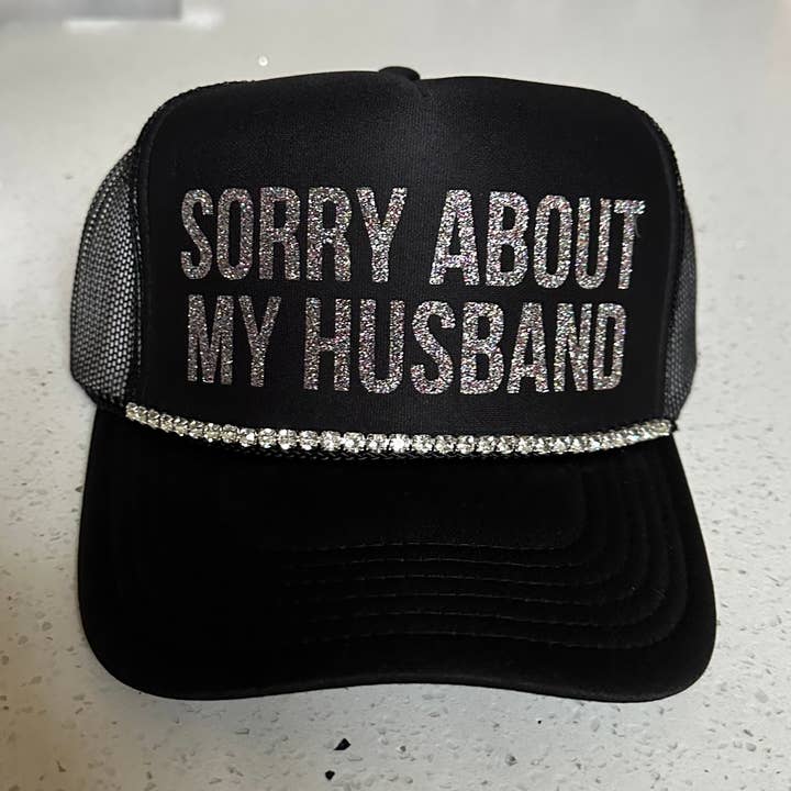 Very Cherry - Vente Casquette de camionneur – femme - Désolée pour mon mari Trucker3