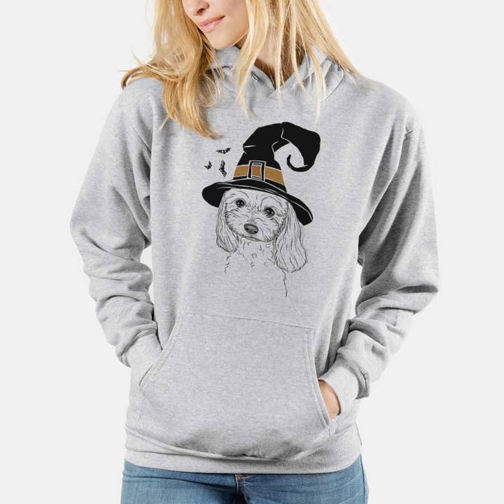 Witch Sophie the Coton de Tulear - Unisex Hooded Sweatshirt for wholesale by Inkopious