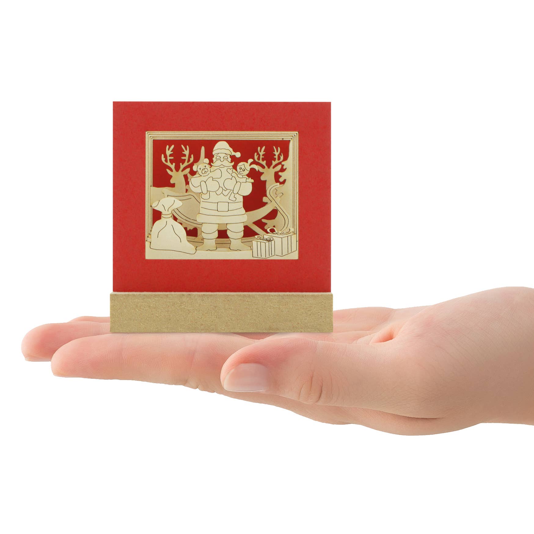 SILHOUBOX – Engroshandel Julepynt – Julemanden Silhoubox M... Julemanden, Julemand, Père Noël — gaveartikler1